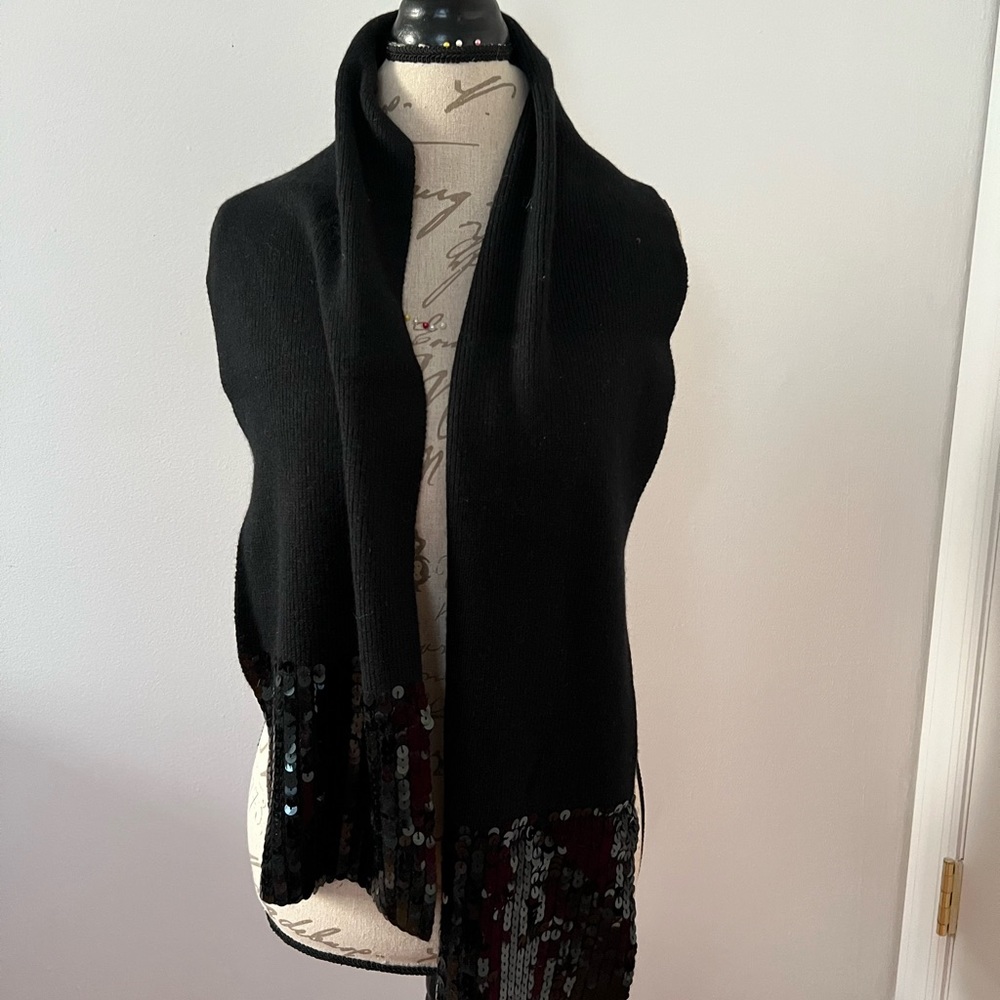 A/X wool black scarf